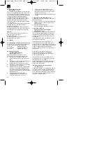 Preview for 34 page of EINHELL 45 050 04 Operating Instructions Manual