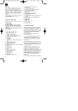 Preview for 38 page of EINHELL 45 050 04 Operating Instructions Manual