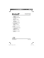 EINHELL 45.120.11 Original Operating Instructions предпросмотр