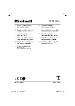 Предварительный просмотр 1 страницы EINHELL 45.136.17 Original Operating Instructions