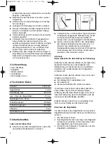 Предварительный просмотр 4 страницы EINHELL 45.153.34 Directions For Use Manual