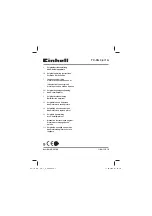 EINHELL 45.221.90 Original Operating Instructions preview
