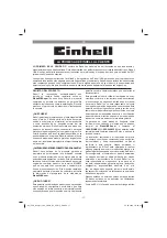 Предварительный просмотр 17 страницы EINHELL 4512082 Original Operating Instructions