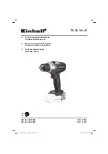 Предварительный просмотр 1 страницы EINHELL 4513886 Original Operating Instructions