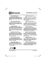 EINHELL 4600020 Operating Instructions Manual preview