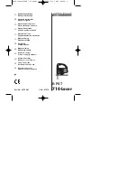 EINHELL 710-Laser Operating Instructions Manual предпросмотр