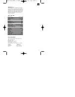 Preview for 5 page of EINHELL 710-Laser Operating Instructions Manual