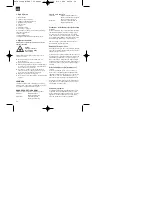 Preview for 34 page of EINHELL 710-Laser Operating Instructions Manual