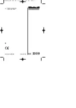 EINHELL AG 2350 Operating Instructions Manual предпросмотр