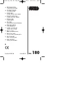 EINHELL Alpha-Tools FSM 180 Operating Instructions Manual preview