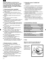 Предварительный просмотр 10 страницы EINHELL APM241 Operating Instructions Manual