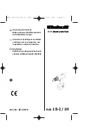 Preview for 1 page of EINHELL BAS 18-2/1H Operating Instructions Manual