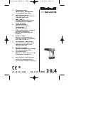 Предварительный просмотр 1 страницы EINHELL BAS 20,4 Operating Instructions Manual