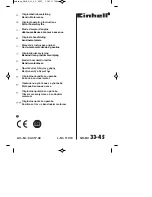 EINHELL BG-BC 33-4 S Original Operating Instructions preview