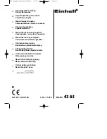 Предварительный просмотр 1 страницы EINHELL BG-BC 43 AS Original Operating Instructions