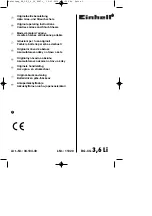 Preview for 1 page of EINHELL BG-CG 3,6 Li Original Operating Instructions