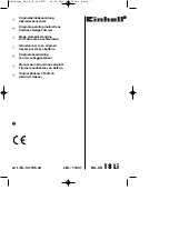 EINHELL BG-CH 18 Li Original Operating Instructions preview