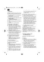 Предварительный просмотр 8 страницы EINHELL BG-CS 85 E Original Operating Instructions