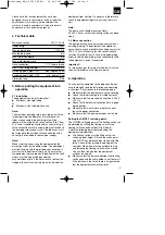 Preview for 9 page of EINHELL BG-DP 7835 Operating Instructions Manual