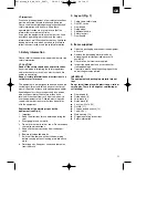 Предварительный просмотр 11 страницы EINHELL BG-EG 1410 Original Operating Instructions