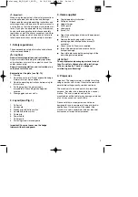 Preview for 9 page of EINHELL BG-EH 6051 Original Operating Instructions