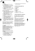 Preview for 6 page of EINHELL BG-EL 2100 Operating Instructions Manual