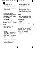 Preview for 8 page of EINHELL BG-EL 2100 Operating Instructions Manual