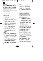 Preview for 10 page of EINHELL BG-EL 2100 Operating Instructions Manual