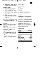 Preview for 11 page of EINHELL BG-EL 2100 Operating Instructions Manual