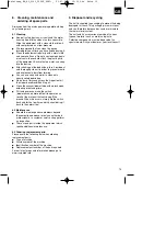 Preview for 13 page of EINHELL BG-EL 2100 Operating Instructions Manual