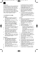 Preview for 20 page of EINHELL BG-EL 2100 Operating Instructions Manual