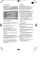 Preview for 27 page of EINHELL BG-EL 2100 Operating Instructions Manual