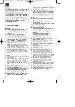 Preview for 40 page of EINHELL BG-EL 2100 Operating Instructions Manual