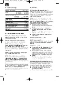 Preview for 52 page of EINHELL BG-EL 2100 Operating Instructions Manual