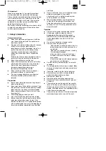 Preview for 11 page of EINHELL BG-EL 3000 E Operating Instructions Manual