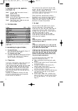 Preview for 10 page of EINHELL BG-ET 250 Directions For Use Manual