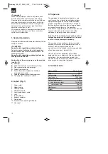 Preview for 12 page of EINHELL BG-ET 2620 Operating Instructions Manual