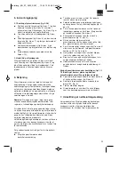 Preview for 29 page of EINHELL BG-ET 2620 Operating Instructions Manual