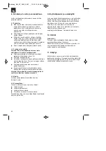 Preview for 34 page of EINHELL BG-ET 2620 Operating Instructions Manual