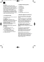 Preview for 10 page of EINHELL BG-ET 5030 Operating Instructions Manual