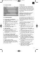 Preview for 11 page of EINHELL BG-ET 5030 Operating Instructions Manual