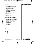 EINHELL BG-KS 2440 Original Operating Instructions preview