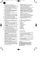 Preview for 8 page of EINHELL BG-PS 5/1 PG Original Operating Instructions