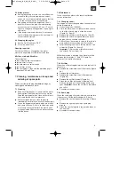 Предварительный просмотр 9 страницы EINHELL BG-PW 48 Operating Instructions Manual