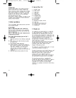 Предварительный просмотр 16 страницы EINHELL BG-SA 1231 Operating Instructions Manual