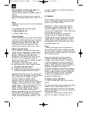 Предварительный просмотр 54 страницы EINHELL BG-SA 1231 Operating Instructions Manual