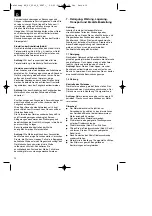 Предварительный просмотр 10 страницы EINHELL BG-SC 2240 P Operating Instructions Manual