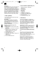 Preview for 14 page of EINHELL BG-SC 2240 P Operating Instructions Manual