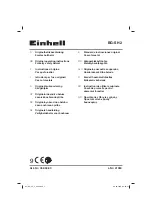 EINHELL BG-SH 2 Original Operating Instructions предпросмотр