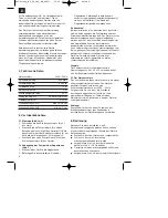 Предварительный просмотр 6 страницы EINHELL BG-SP 400 RB Original Operating Instructions